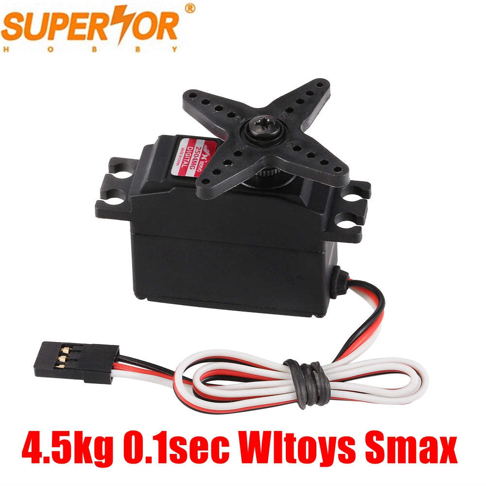 PDI-2504MG JX servo 0.1 sec 4.5kg core Metal Gear digital for 450 helicopter Airplane 1/18 car Remo Hobby Smax wltoys 12428
