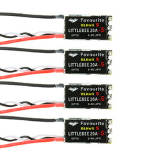 4Pcs FVT Favourite 20A LittleBee 20A-S ESC BLHeli_S OPTO 2-4S Supports Mulitshot OneShot125 Oneshot42 Multicopter Spare Parts