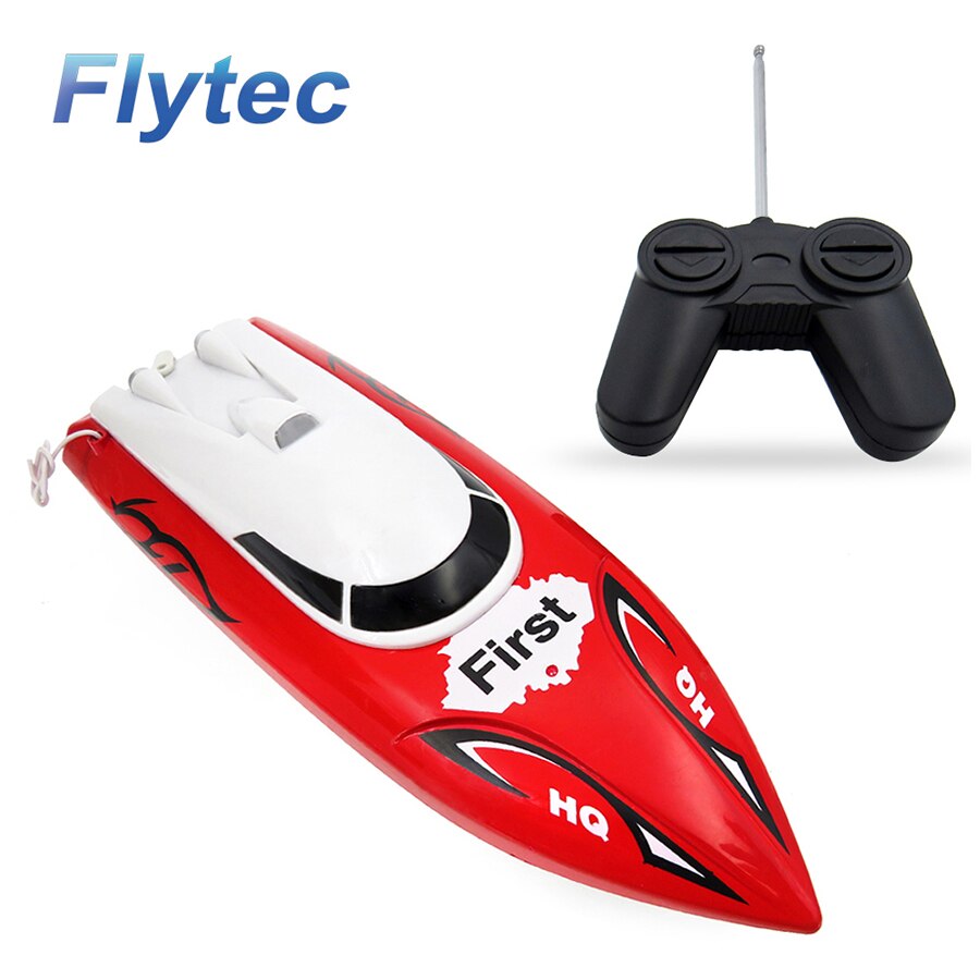 Flytec 2011-15A 27MHZ 4CH 10KM/H High Speed Sailing Electric RC Ship Toy Racing RC Boat for Kids