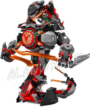734pcs Ninja Dawn of Iron Doom Snake mech Swamp Fort 10583 DIY Figure Building Blocks Assemble Toys Compatible with LegoING