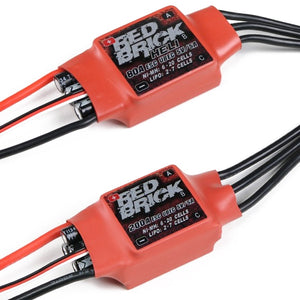 1pcs Red Brick ESC 50A/70A/80A/100A/125A/200A Brushless ESC Electronic Speed Controller 5V/3A 5V/5A BEC for FPV Multicopter