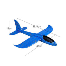 48cm Hand Launch Throwing Glider EPP Foam Aeroplane Model Flying Glider Airplane Toy Children Outdoor Flaying Glider Toys