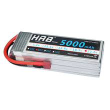 HRB FPV 450 500 7.4V 11.1V 14.8V 18.5V 22.2V 5000mAh 50C 100C 2S 3S 4S 5S 6S LiPo Battery For Traxxas Car Helicopter Boat