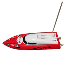 10 inch Mini RC Boat Radio Remote Control RTR Electric Dual Motor Toy Colour:Blue Red