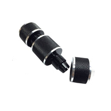 Black New Aluminum Two side Auto Lock Tattoo Grips 1" (25*63mm) for Liner shader Tattoo Machine guns ink needle supplies