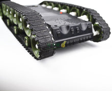 DIY 85 Light shock absorption Plastic Tank Chassis with Rubber Crawler belt Tracked Vehicle Big Size