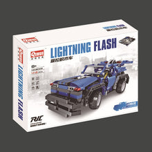 Off-Road Police Mechanical Master 445PC Assembly Block RC Car 2-in-1 Truck & Roadster Kit RC Remote Control Car Racing Toy Car