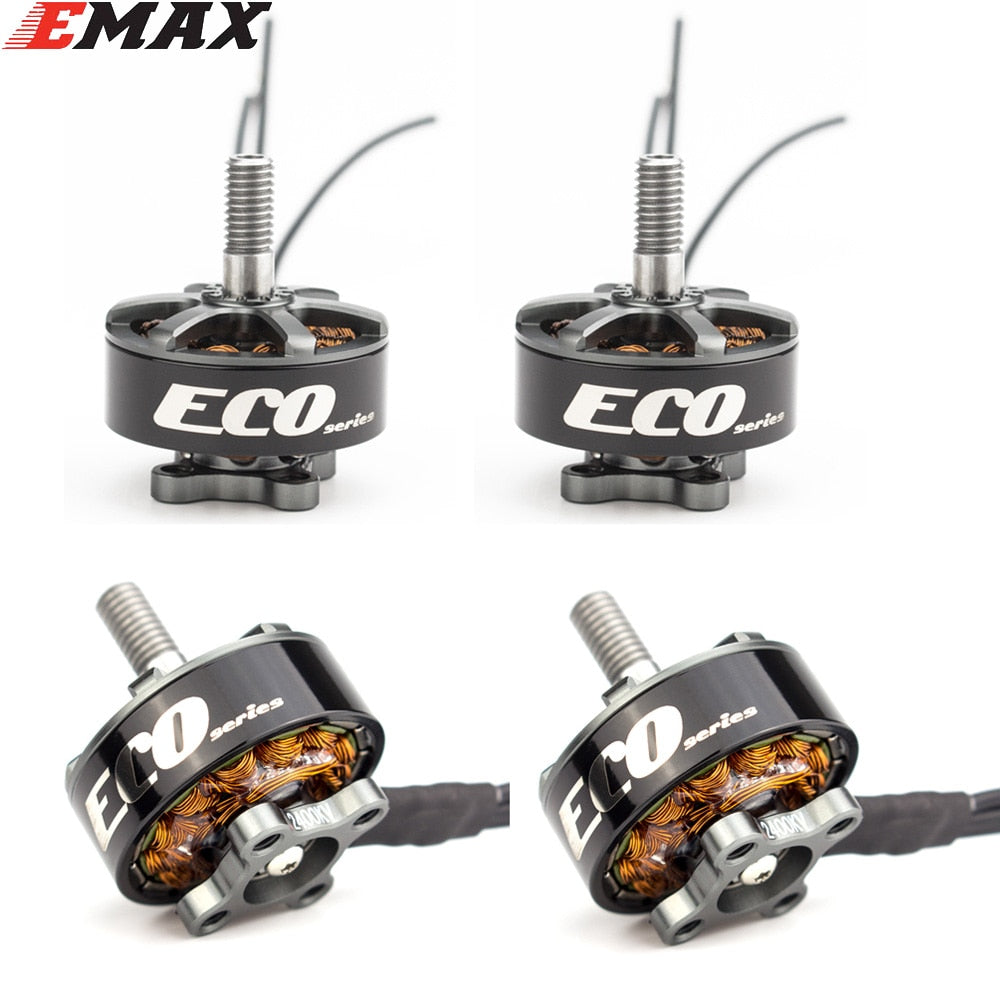 4pcs/lot EMAX ECO 2207 1700KV 1900KV 2400KV Motor for FPV RACER Quadcopter Kvadrokopter RC Drone Aircraft