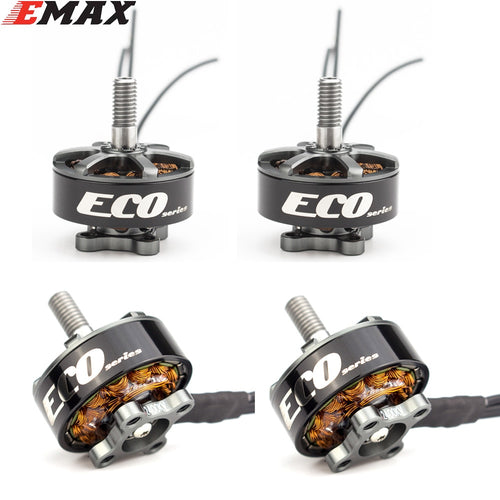 4pcs/lot EMAX ECO 2207 1700KV 1900KV 2400KV Motor for FPV RACER Quadcopter Kvadrokopter RC Drone Aircraft