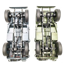 1:10 RC Car Q65 C606 2.4G 4WD Convertible Remote Control Off-Road Military Climbing Car Toy Kid Gift Light Jeep Four-Wheel Drive