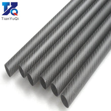 4PCS Twill Matte 3K Carbon fiber circular tube Length 500mm high hardness OD 8mm 10mm 12mm 16mm 20mm 25mm 30mm