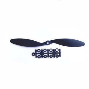 10pcs/lot 1147 1080 1047 9047 8060 7040 Black propeller 2 blade paddle slow props for fixed wings RC airplane