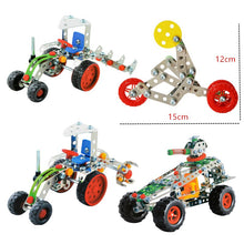 10 Types Magical Model Building Kit Construction Metal Assembly Set 3D Stainless Steel Block Toys For Boys Christmas Gift