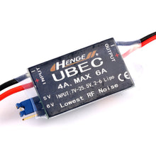 HENGE 4A UBEC Input 7V-25.5V 2-6S Lipo Output 5V 6V / 4A Continuous Max 6A Switch Mode BEC for RC Helicopters Airplane Car Parts