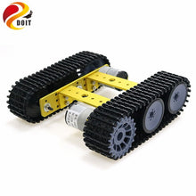 Mini TP100 Aluminum Alloy Tank Robot Chassis Caterpillar Platform With 12V 350rpm Motor DIY Arduino Unassembled Kit