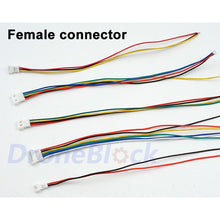 20PCS 1.25mm pitch pigtail male and female cable wire connector plug for drone quadcotper flight controller APM2.6 Pixhawk GPS