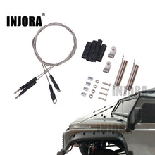 INJORA RC Car Modified Part Steel Rope for 1/10 RC Crawler Traxxas TRX-4 TRX4 Axial SCX10 90046 D90 D110 Tamiya Mst