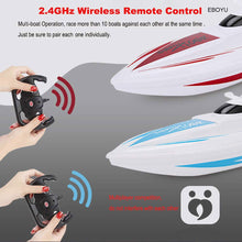 EBOYU 301 High Speed RC Boat Remote Control Race Boat 4 Channels for Pools, Lakes and Outdoor Adventure (Only Works In Water)