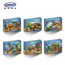 XINGBAO LegoEDS Forest Adventure Series Assembly Forest Survival Model Building Kit Stacking Blocks Bricks Kids Educational Toys
