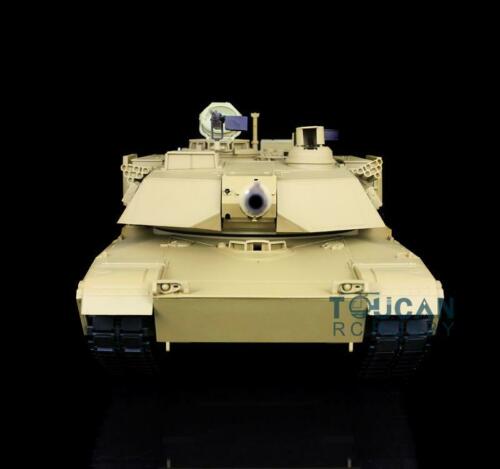 Henglong 1/16 6.0 Plastic M1A2 Abrams RC Tank 3918 W/ 360 Turret Barrel Recoil TH12934