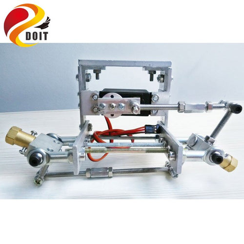 Metal Chassis Frame, Steering Engine Steering Robot Car Chassis , Obstacle Avoidance , Velocity ,Universal Wheel