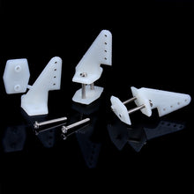 10 Sets Nylon Control Horns 4 holes W13xL18xH25mm with Screws For RC Model Airplane Parts KT Aeromodelling DIY