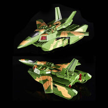 2 In 1 Electric Deformation Plane Plastic Voice LED Light Safe Transformation Toy Automatic Presentation Tank Children Kis Gifts