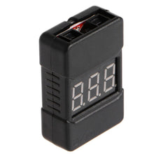 2PCS/1pcs BX100 1-8S Lipo Battery Low Voltage Power Display Tester Buzzer Alarm Black