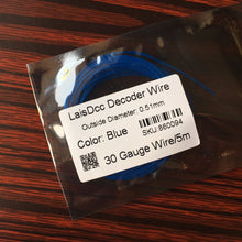 5 meter 10 Color LaisDcc Multistrand Ultra Fine Ultra Flexible Decoder Wire with 0.51mm Outside Diameter/LaisDcc Brand
