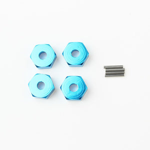 1Set/4Pcs Metal Hexagon Set For Wltoys 12428 12423 1/12 Speed Rc Car Feiyue Fy-01/02/03/04/05 Upgrade Parts