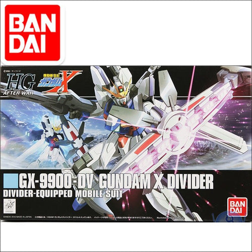 Original JAPANESS Gundam HG 1/144 Model GX-9900-DV GUNDAM X DIVIDER Mobile Suit Kids Toys
