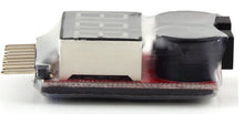 New Lipo battery Voltage Indicator volt meter monitor buzzer Alarm 1-6S 3.7V-22.2V 3.7V 7.4V 11.1V 14.8V 18.5V 22.2V