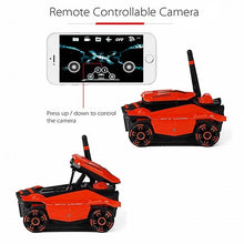 Smart RC Tank Phone App Controlled Wifi FPV HD Camera AR PVP Battle Electric Rover Robot Remote Control Toys for Children Boys