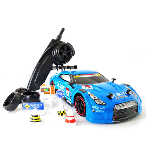 4WD drive rapid drift car Remote Control GTR Car 2.4G Radio Control Off-Road Vehicle RC car Drift High Speed Model car