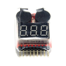 2019 new RC Lipo Battery Low Voltage Alarm 1S-8S Buzzer Indicator Tester LED Voltage Meters