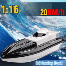 2018 New High Speed RC Boat Speedboat Mod 2.4GHz 4 Channel 20km/h Racing Remote Control Boat as gift For children Toys Kids Gift