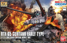 Original Gundam Model HG 1/144 RTX-65 GUNTANK EARLY TYPE Unchained Mobile Suit THE ORIGIN GTO Kids Toys