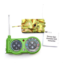 JSXuan brand new TIGER RC Battle Tank 14CH 1:72 Scale Remote Control Simulated Panzer Mini Tank Children Toys Gift