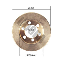 INJORA 2PCS Brass 63g Internal Counterweight for 1.9 2.2 inch Wheel Rims Axial SCX10 90046 D90 TF2 Traxxas TRX4