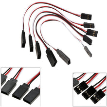 10pcs 100mm/150mm/200mm/300mm/500mm RC Servo Extension Cord Cable Wire Lead JR For Rc Helicopter Rc Drone