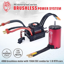 SURPASS HOBBY KK Waterproof Combo 4068 2050KV 2650KV Brushless Motor w/120A 150A Brushless ESC for 1/8 RC Drift Racing Car