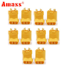 5Pair/lot Amass XT90+ Plug Connectors Male Female For RC Model Battery