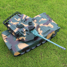 50cm Big Size America M1A2 2.4G Remote Control Tank 1:18 RC Battle Tank Bullet launch Tracked gun barrel 320 degree rotate tank