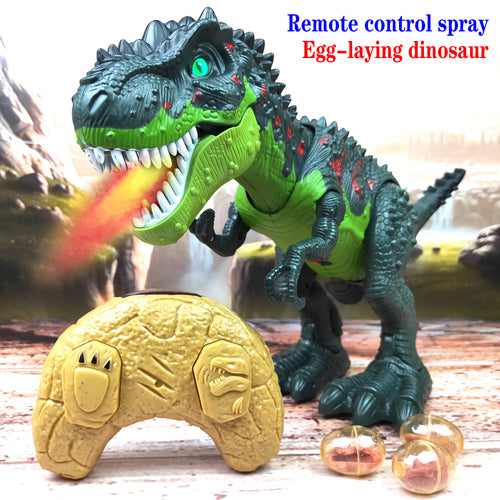 Remote control dinosaur spray laying eggs Tyrannosaurus Rex Dinosaur Model Toys Animal Action Figure Toy For Kids Gifts