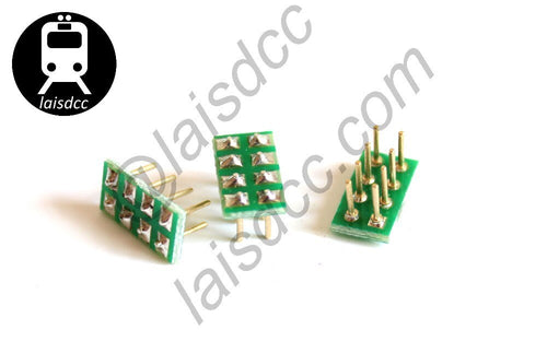 10PCS Male NMRA Socket for NEM652 8PIN Female Socket bulid-in DCC loco 	860006/LaisDcc Brand