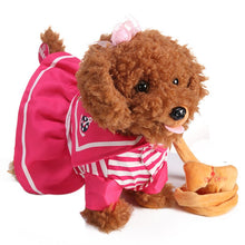 Toy Robot Dog For Kids Intelligent Control Dog Rc Robots Animals New Year Gifts Electronic Teddy Toy Dog That Walks Barks blue
