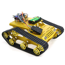PS2 Joystick Control Smart Robot Tank Chassis with Dual DC 12V Motor+UNO Board+Motor Driver Board for DIY Project Y100