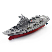 Impulls Remote Control Aircraft Carrier 2.4GHZ RC Boat Military Mini Electric Aircraft Boat Gift for Children Water Toys FSWB