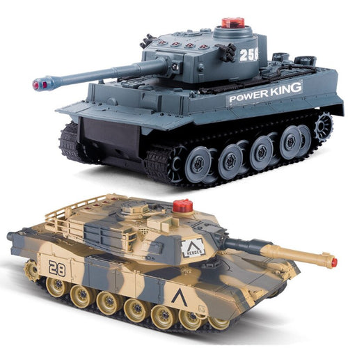 RC Tank Rechargeable Remote Control Tank Tiger 508 Fighting Battle Tank Infrared Electric Toys For Children Boys Birthday Gifts