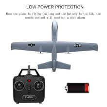 Z51 Super Big 66cm Wingspan Remote Control Airplane Glider EPP Built-in Gyroscope RC Plane UAV with LED Military Aircraft Model